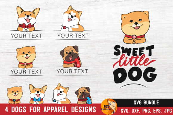 Dog Bundle Head Dogs: Graphics & Crafts Asset Review