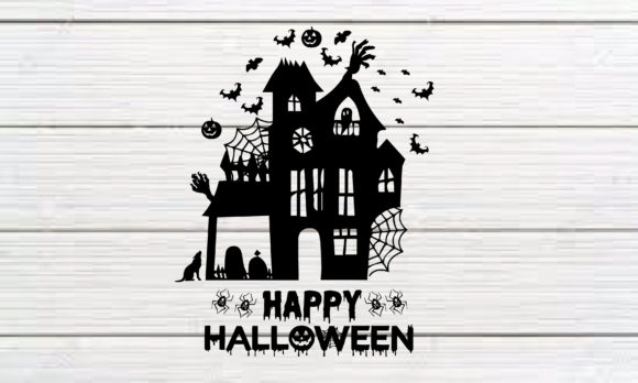 Halloween House Sublimation Bundle: Graphics for Crafts & Branding
