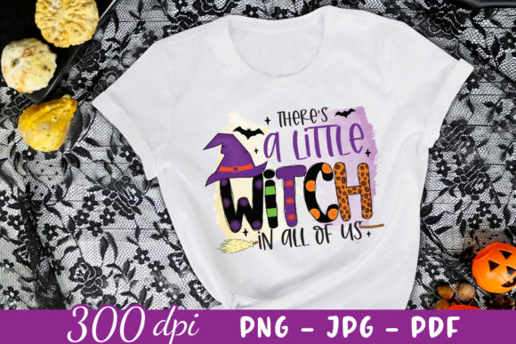 There's a Little Witch in All of Us PNG: Graphics and Crafts